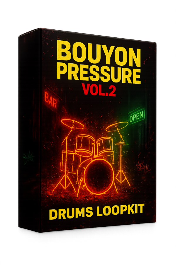 Bouyon Drum Kit - Bouyon Pressure Vol. 2 by Nogar - 134 one-shots and drum loops in WAV