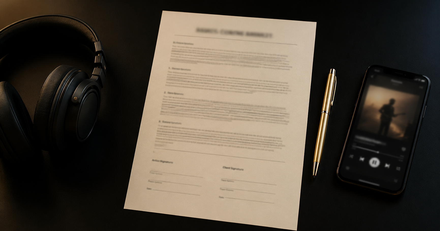 Beat license contract document